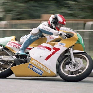 Mark Linton (Honda) 1989 Lightweight Manx Grand Prix