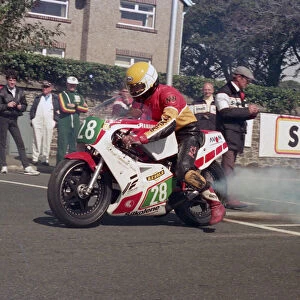 Mark Linton (Yamaha) 1987 Lightweight Manx Grand Prix