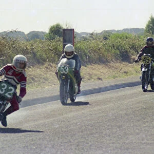 Marshall Kinrade (Yamaha), Steve Brain (Yamaha) & Tony Conway (Kawasaki) 1976 Jurby Road