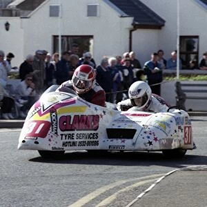 Martin Clark & Boyd Hutchinson (Shelbourne Yamaha) 1994 Sidecar TT