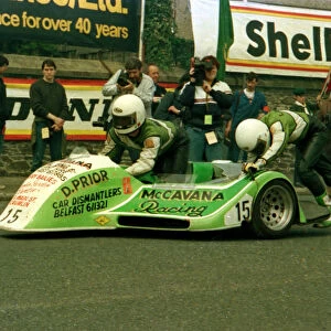 Martin Murphy & Alan Langton (Yamaha) 1986 Sidecar TT
