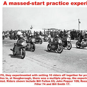 A massed-start practice experiment