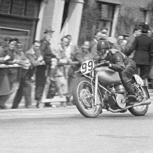 Maurice Cann (Guzzi) 1950 Lightweight TT
