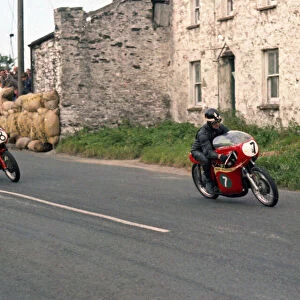 Maurice Price (Bultaco) and Andrew Robertson (Aermacchi) 1969 Southern 100