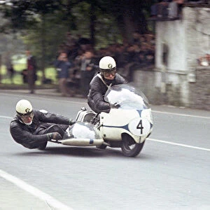 Max Deubel & Emil Horner (BMW) 1966 Sidecar TT