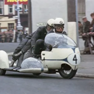 Max Deubel & Emil Horner (BMW) 1966 Sidecar TT