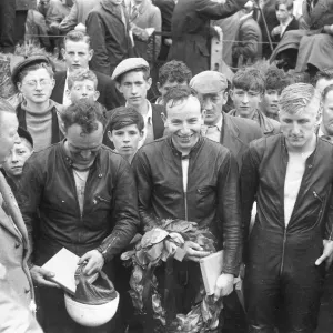 1958 Senior Ulster Grand Prix Print: McIntyre, Surtees and Hartle