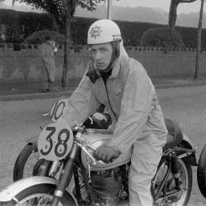 Michael Adams (BSA) 1955 Junior Manx Grand Prix Michael Adams (BSA) 1955 Junior Manx Grand Prix