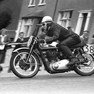 Michael Adams (BSA) 1955 Senior Manx Grand Prix