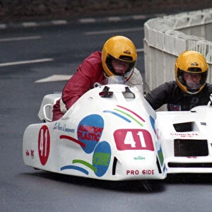 Michael Jacques-Jean & Gerad Barbe (Baker Honda) 1996 Sidecar TT