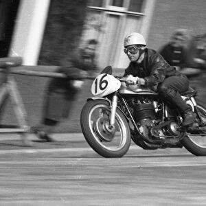 Michael McStay (Norton) 1961 Senior Manx Grand Prix