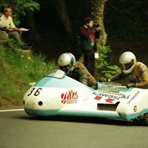 Michael Staiano & Alan Fisher (Windle Yamaha) 1987 Sidecar TT
