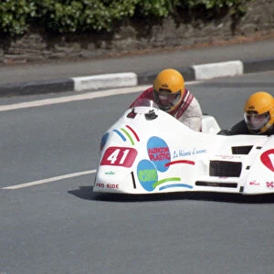 Michel Jacques-Jean & Gerard Barbe (Baker Honda) 1996 Sidecar TT