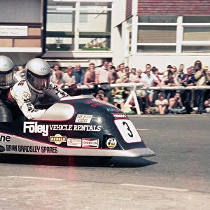 Mick Boddice Chas Birks Ireson Yamaha 1985 Sidecar TT