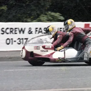 Mick Boddice & Chas Birks (Woodhouse Yamaha) 1979 Sidecar TT