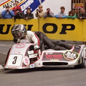 Mick Boddice at Quarter Bridge: 1988 Sidecar Race B