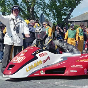 Mick Boddice & Rachel Norbury-Lea (Ireson Honda) 2002 TT Parade Lap