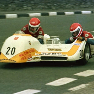Mick Burcombe & Steve Parker (Ireson Yamaha) 1986 Sidecar TT