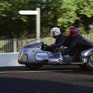 Mick Cain & Beverley Martin (Triumph) 1973 750 Sidecar TT