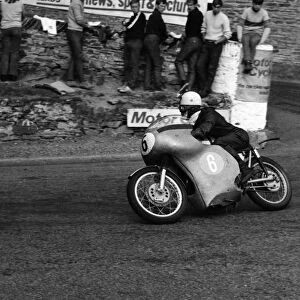 Mick Collins (AJS) 1969 Junior Manx Grand Prix