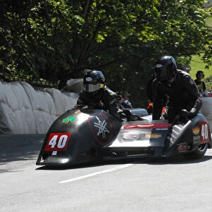 Mick Donovan & Aidan Browne (Ireson Yamaha) 2009 Sidecar TT