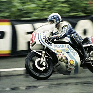 Mick Hunt (Kawasaki) 1980 Formula One TT