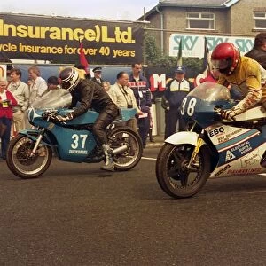 Mick Jeffreys & Steve Richardson (Yamaha) 1987 Junior TT