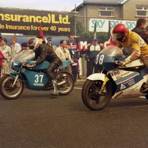 Mick Jeffreys & Steve Richardson (Yamaha) 1987 Junior TT