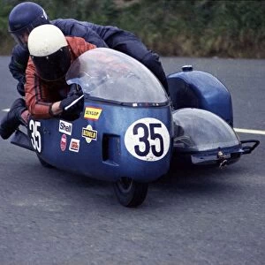 Mick Potter & Eddie Hammond (BSA) 1974 500cc Sidecar TT
