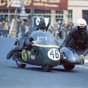 Mick Potter & Norman Panter (Triumph) 1970 750 Sidecar TT