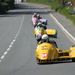 Mick Thompson & Steven Coombes (Ireson Yamaha) 2005 Sidecar TT