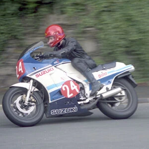 Mike Casey (Suzuki) 1985 Newcomers Manx Grand Prix
