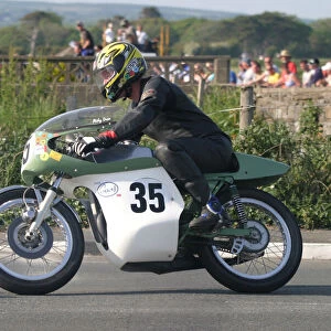 Mike Dunn (Greeves) 2007 Steam Packet Parade Lap