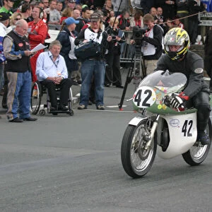 Mike Dunn (Greeves) 2010 TT Parade Lap