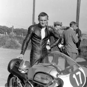 Mike Hailwood at the 1959 TT races