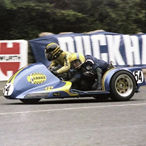 Mike Jones & Mick Neal (Crystal Kawasaki) 1979 Sidecar TT