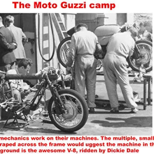 The Moto Guzzi camp