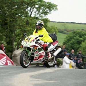 Ned Bowers (Honda) Travelling marshal 1995 TT