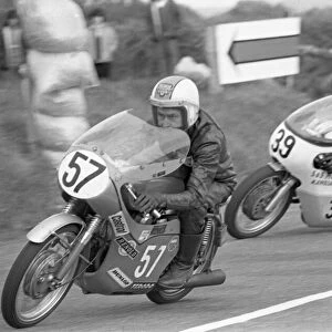 Nev Watts (Honda) and B B Mills (Seeley) 1975 Jurby Road