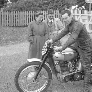 Bill Nicholson (BSA) 1947 Junior Manx Grand Prix