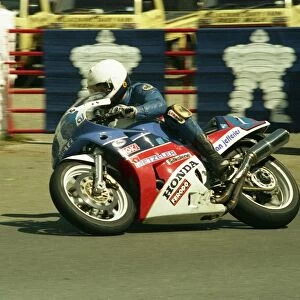 Nick Jefferies (Honda) at Ballacraine; 1988 Production B TT