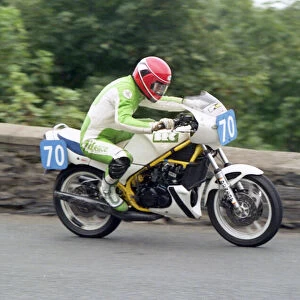 Nigel Griffiths (Yamaha) 1987 Junior Manx Grand Prix