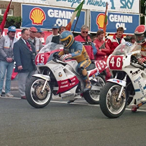 Nigel Verity (Yamaha) and Kevin Mawdsley (Yamaha) 1988 Production A TT