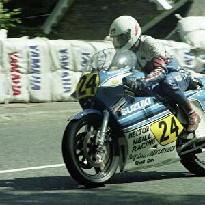 Norman Brown at Braddan Bridge: 1982 Senior TT