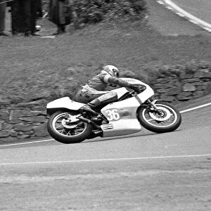Norman Brown. Yamaha 1981 Lightweight Manx Grand Prix
