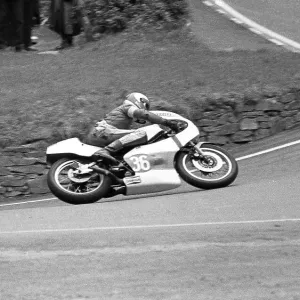 Norman Brown. Yamaha 1981 Lightweight Manx Grand Prix