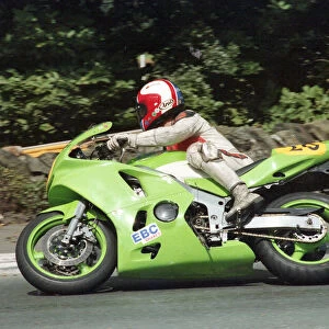 Norman Kneen (Kneenja Kawasaki) 1996 Senior Manx Grand Prix