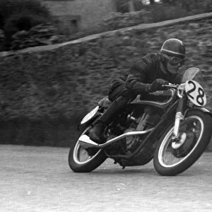 Owen Greenwood (AJS) 1957 Junior TT