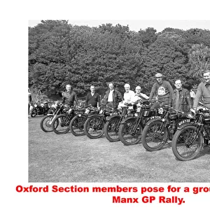 Oxford Section V. M. C. C, members, 1981 Manx Grand Prix rally