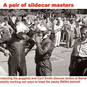 A pair of slidecar masters